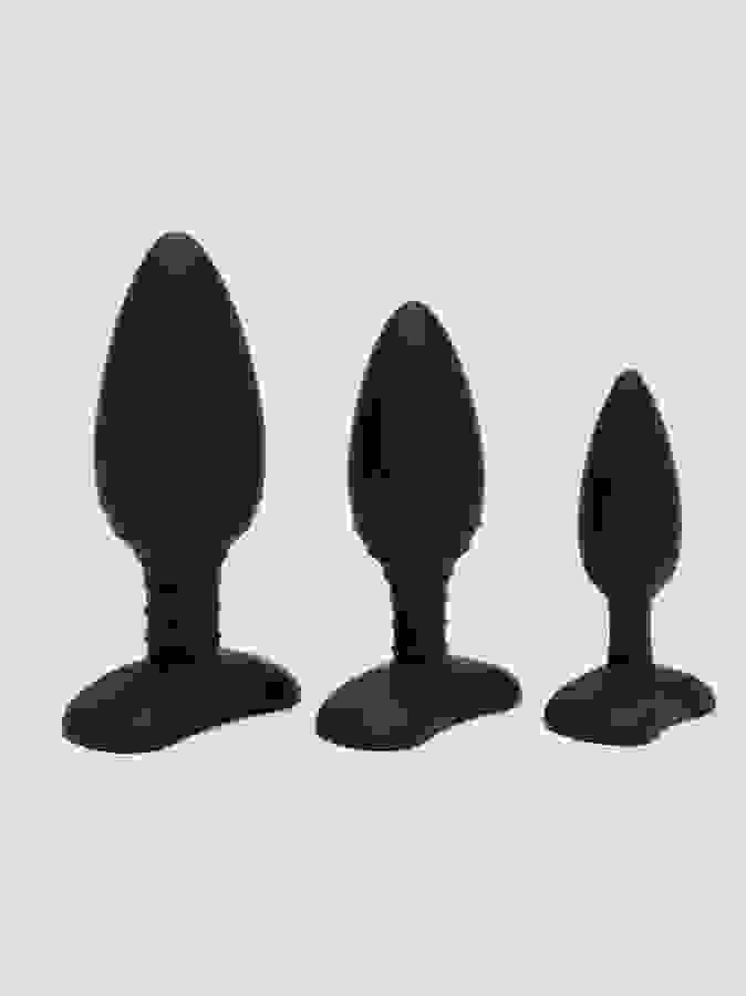 Nexus Trio Butt Plug Training Set (3 Piece), Black, hi-res